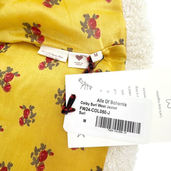 ALIX of BOHEMIA Colby Suri Wool Jacket M - Picture 6 of 10